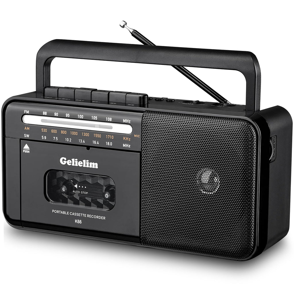 Cassette Tape Player Bluetooth Boombox AM/FM/SW Radio Stereo B871