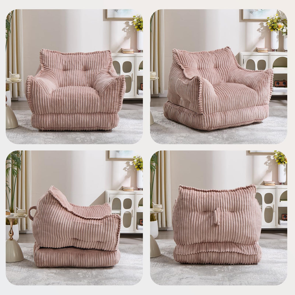 2 in 1 Folding Sofa Bed Pink T163