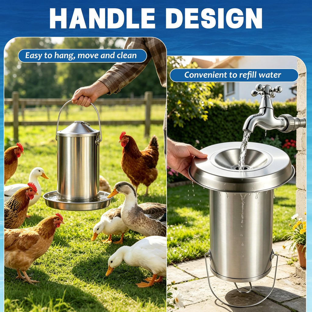 Stainless Steel Chicken Waterer X8767