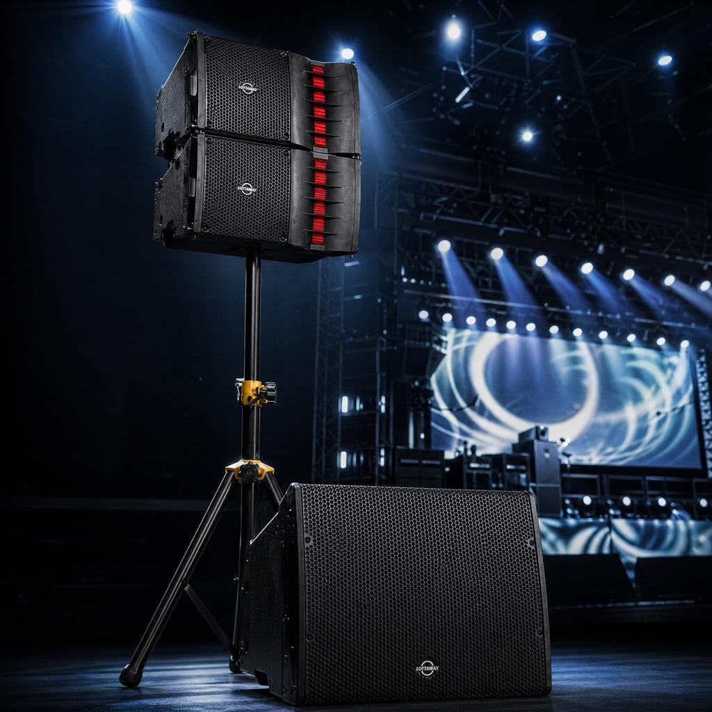 2000W Powered Line Array PA Speaker System with 18 Inch Subwoofer C292