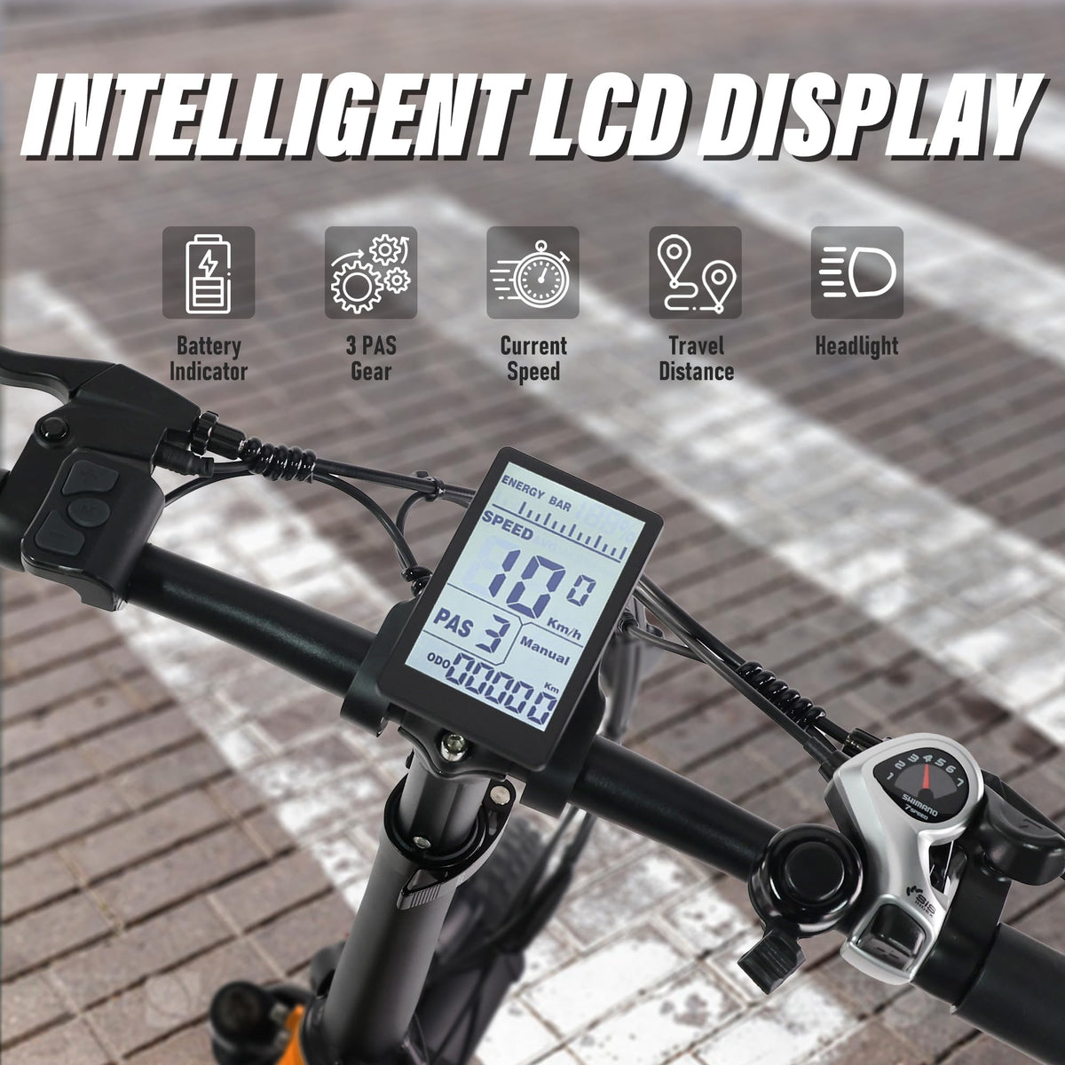 1000W Peak 25MPH Dual Suspension Aluminum Electric Bike J7043