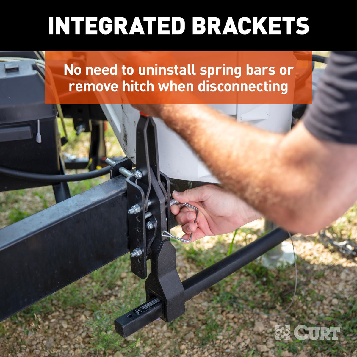 10,000 lb Trailer-Mounted Weight Distribution Hitch F489