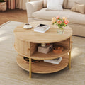 Round Coffee Table with Storage R804