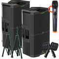 15-Inch 2000W Powered Loudspeaker Pair C423