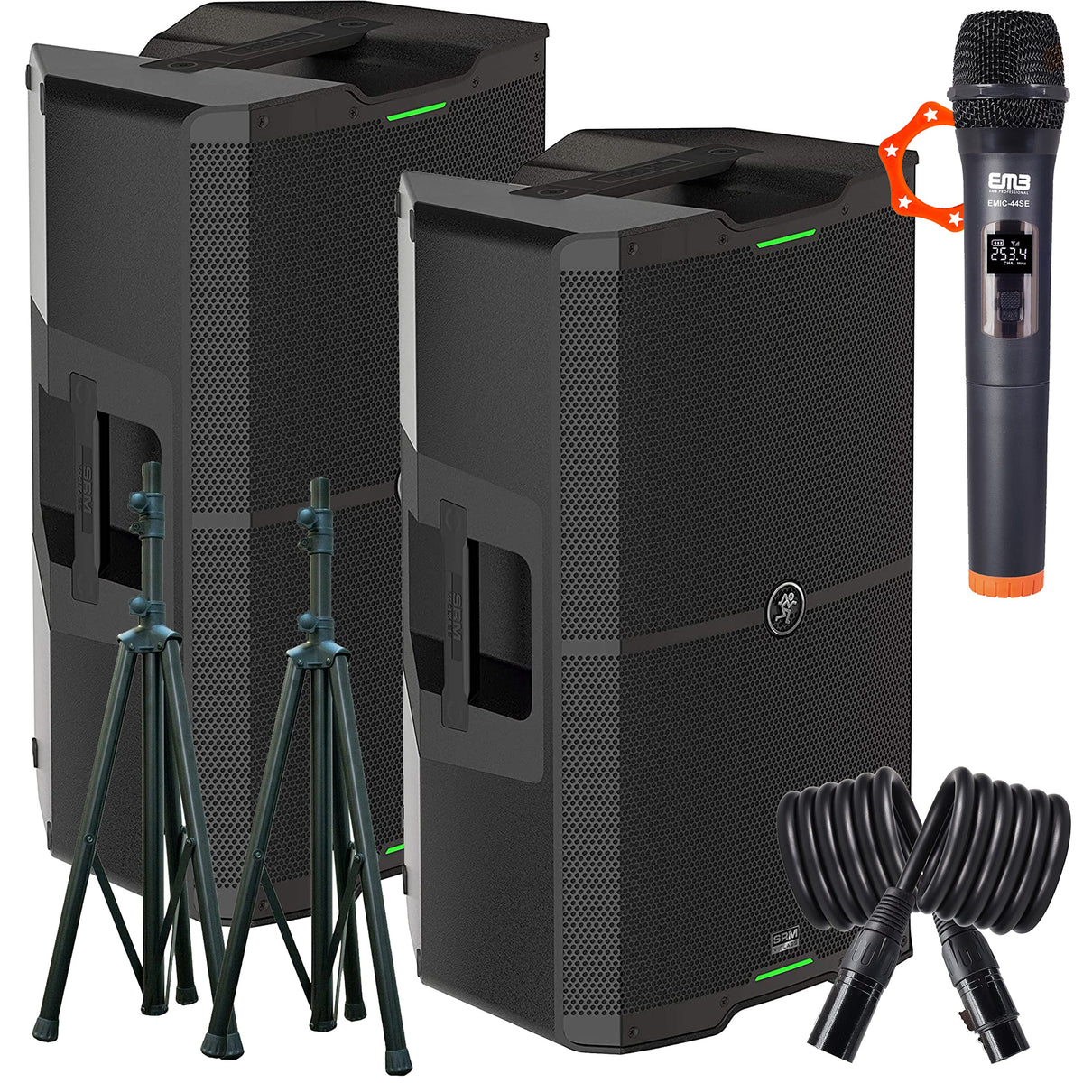 15-Inch 2000W Powered Loudspeaker Pair C423