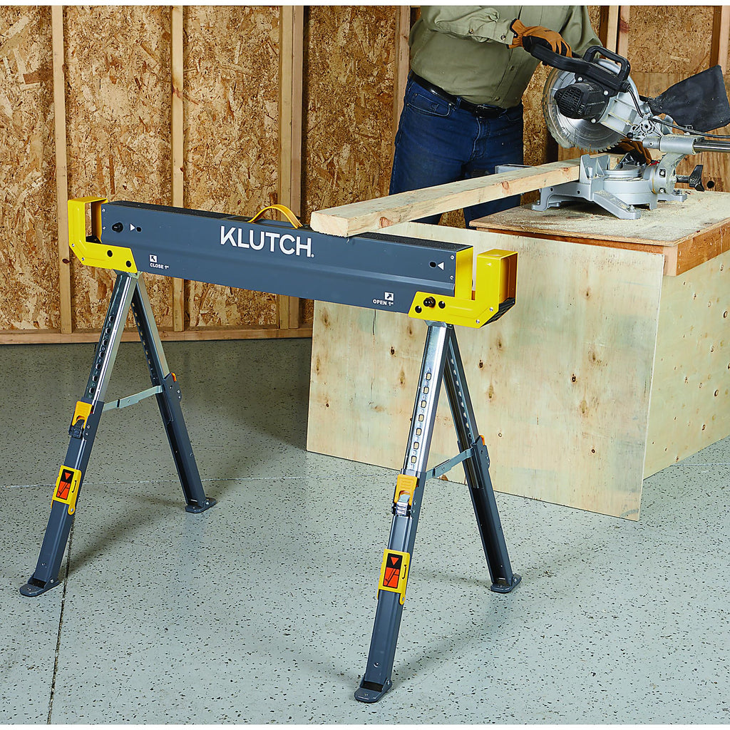 32in. Adjustable Steel Sawhorse 1300-Lb. Capacity W900249