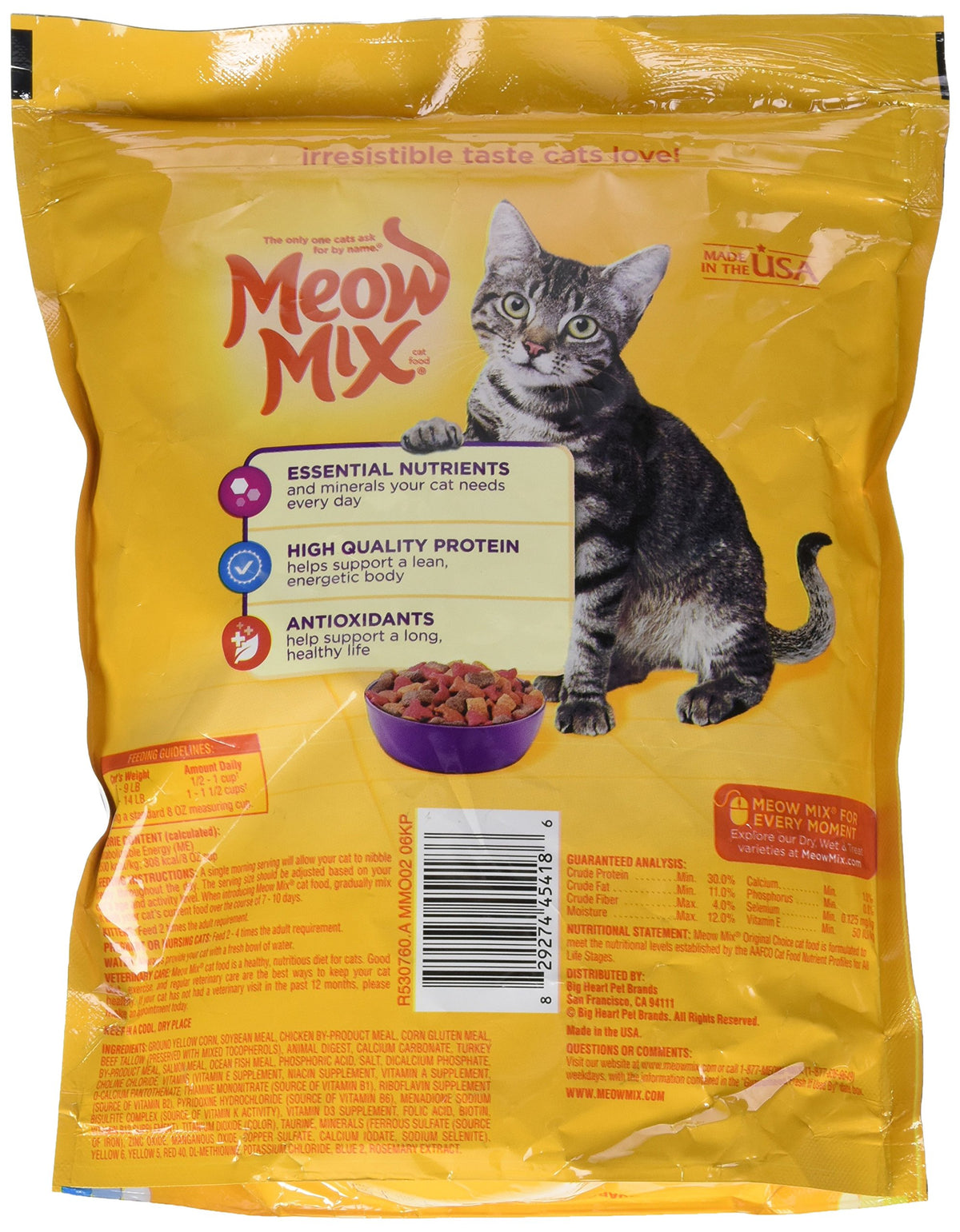 Original Dry Cat Food 18-Ounce D52531