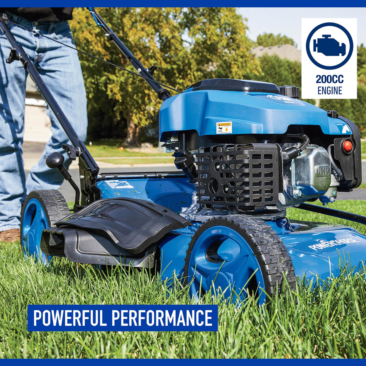 21in. 3-in-1 Gas Lawn Mower I190823